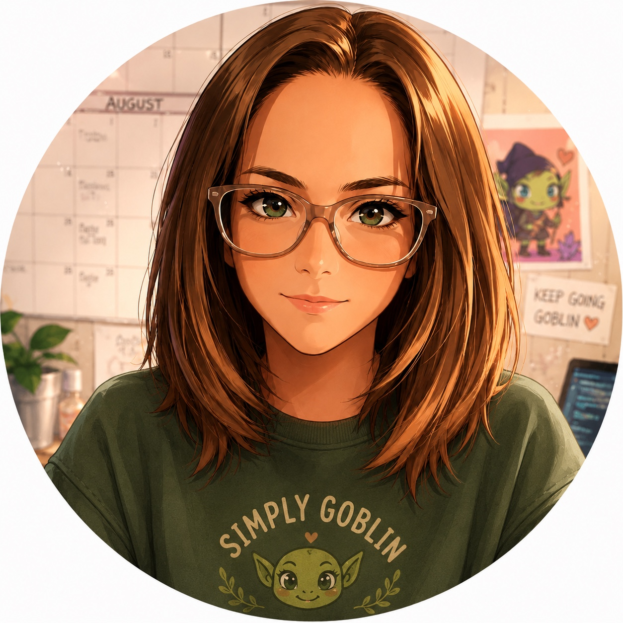 Crystal, founder of Simply Goblin.
